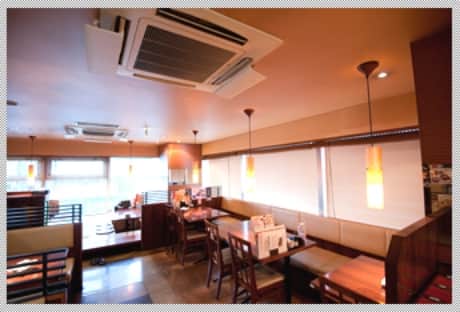 エアコンを導入した店内の様子