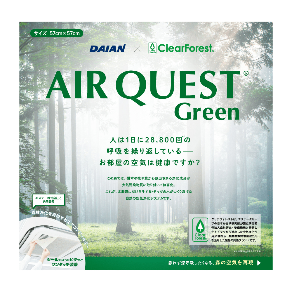 エアークエストグリーン 57【2枚入】