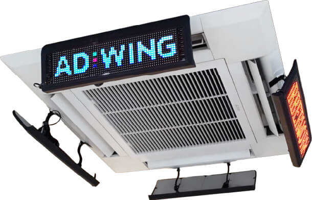 高照度のLEDで視認性抜群。
ON/OFFから文字や絵の作成・表示設定まで全てスマホから簡単リアルタイム操作。